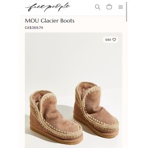 🤩NWT FREE PEOPLE MOU GLACIER ESKIMO BOOT